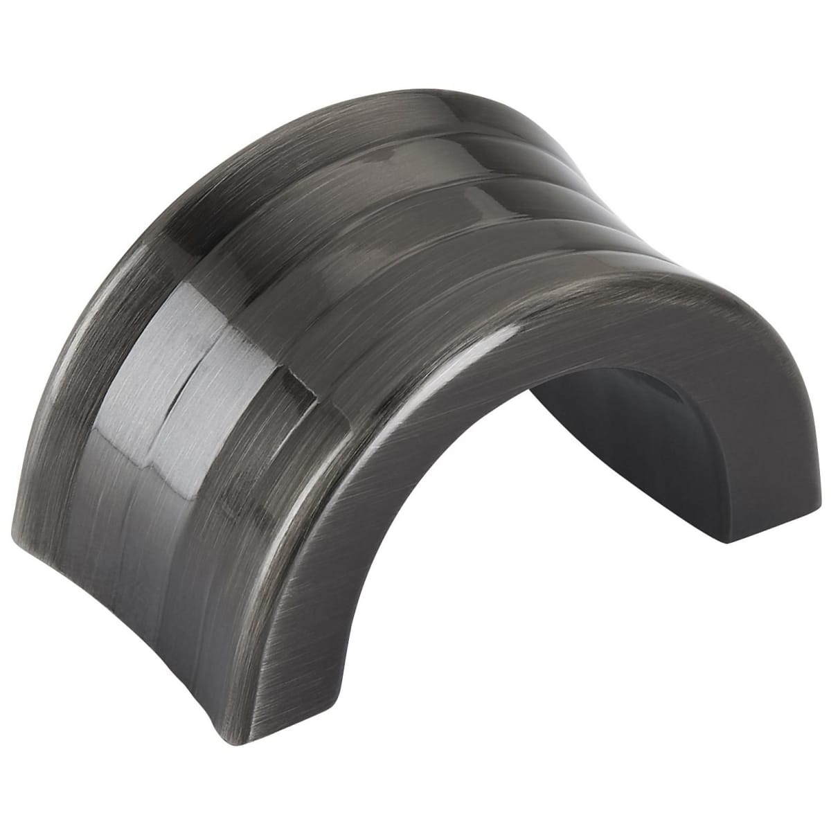 Amerock - BP36811GM - Concentric 1-1/4 Inch Center to Center Finger Cabinet Pull in Gunmetal