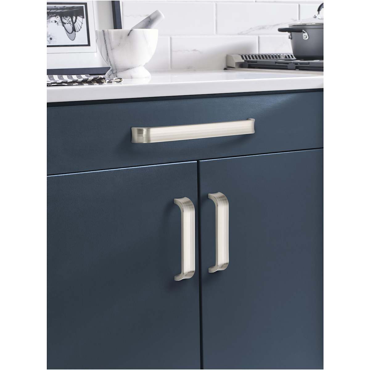 Amerock - BP36816MB - Concentric 10-1/16 Inch Center to Center Handle Cabinet Pull in Matte Black