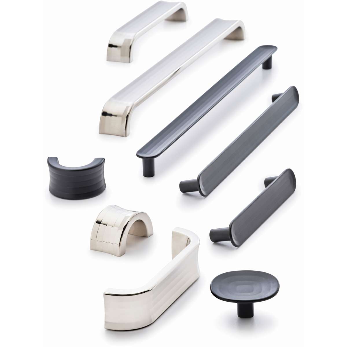 Amerock - BP36816MB - Concentric 10-1/16 Inch Center to Center Handle Cabinet Pull in Matte Black