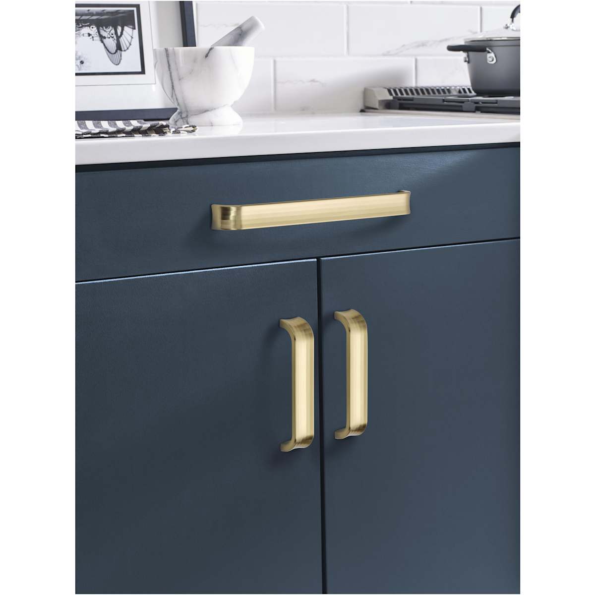 Amerock - BP36816MB - Concentric 10-1/16 Inch Center to Center Handle Cabinet Pull in Matte Black