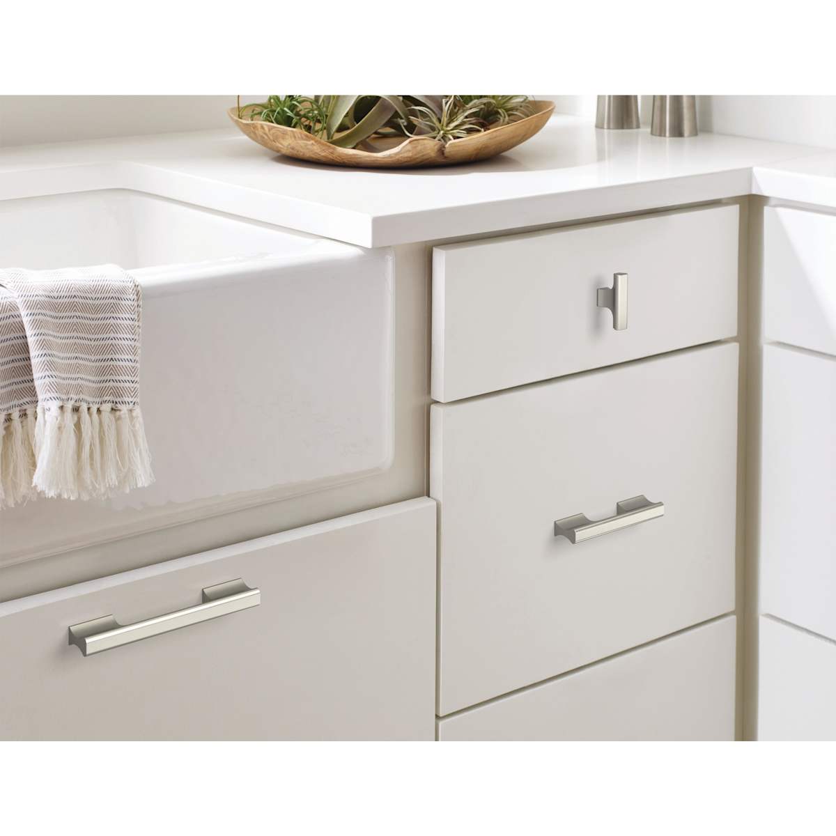Amerock - BP36837FB - Status 3-3/4 Inch Center to Center Handle Cabinet Pull in Matte Black