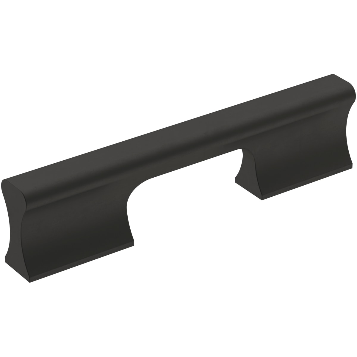 Amerock - BP36837FB - Status 3-3/4 Inch Center to Center Handle Cabinet Pull in Matte Black