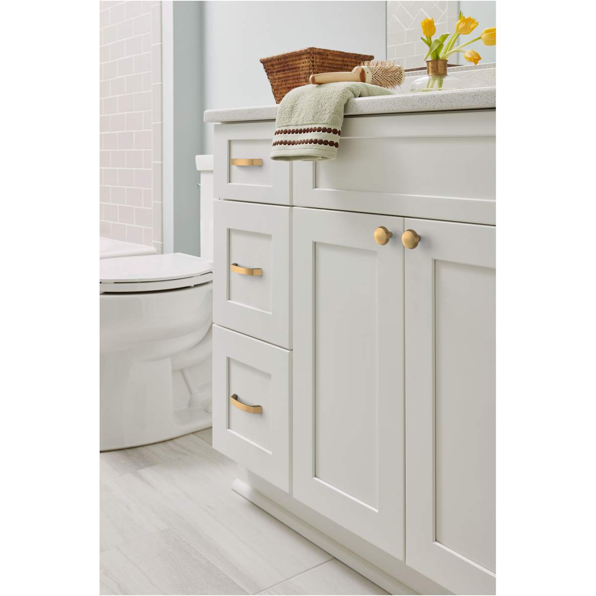 Amerock - BP3684426 - Premise 3-3/4 Inch Center to Center Arch Cabinet Pull in Polished Chrome
