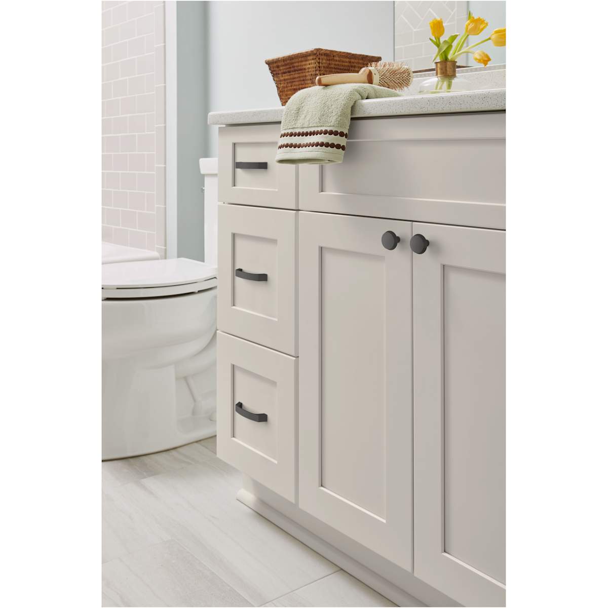 Amerock - BP3684426 - Premise 3-3/4 Inch Center to Center Arch Cabinet Pull in Polished Chrome