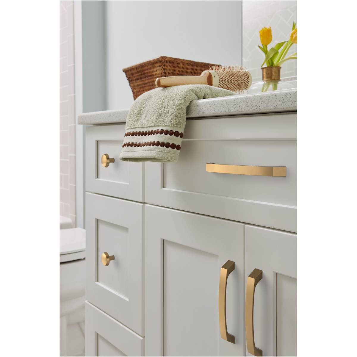 Amerock - BP36846CZ - Premise 6-5/16 Inch Center to Center Arch Cabinet Pull in Champagne Bronze