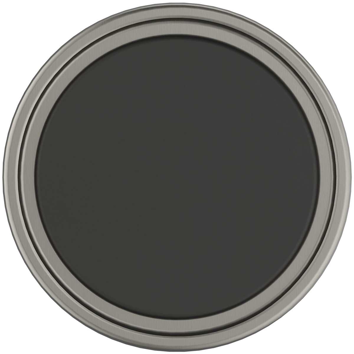 Amerock - BP36857FBG10 - Mergence 1-3/8 Inch Mushroom Cabinet Knob in Matte Black / Satin Nickel