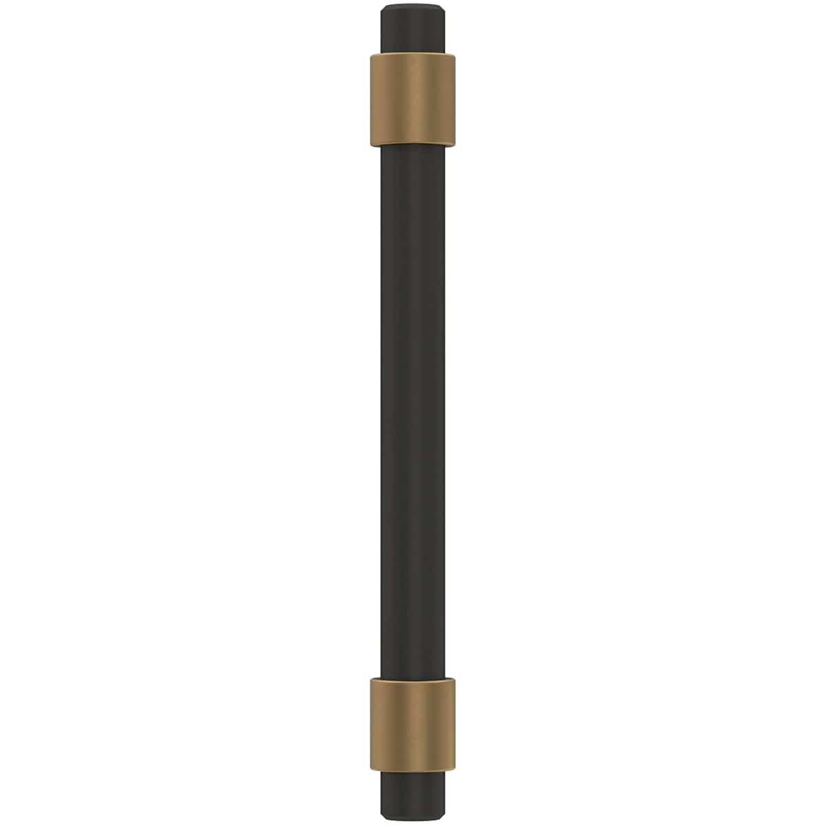 Amerock - BP36858FBPN - Mergence 3-3/4 Inch Center to Center Bar Cabinet Pull in Matte Black / Polished Nickel