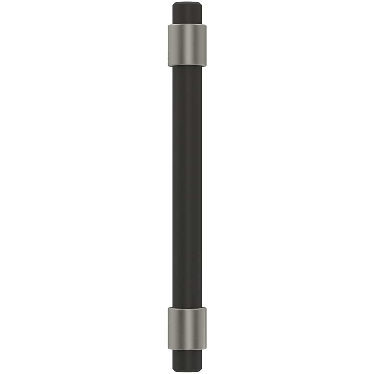 Amerock - BP36858FBPN - Mergence 3-3/4 Inch Center to Center Bar Cabinet Pull in Matte Black / Polished Nickel