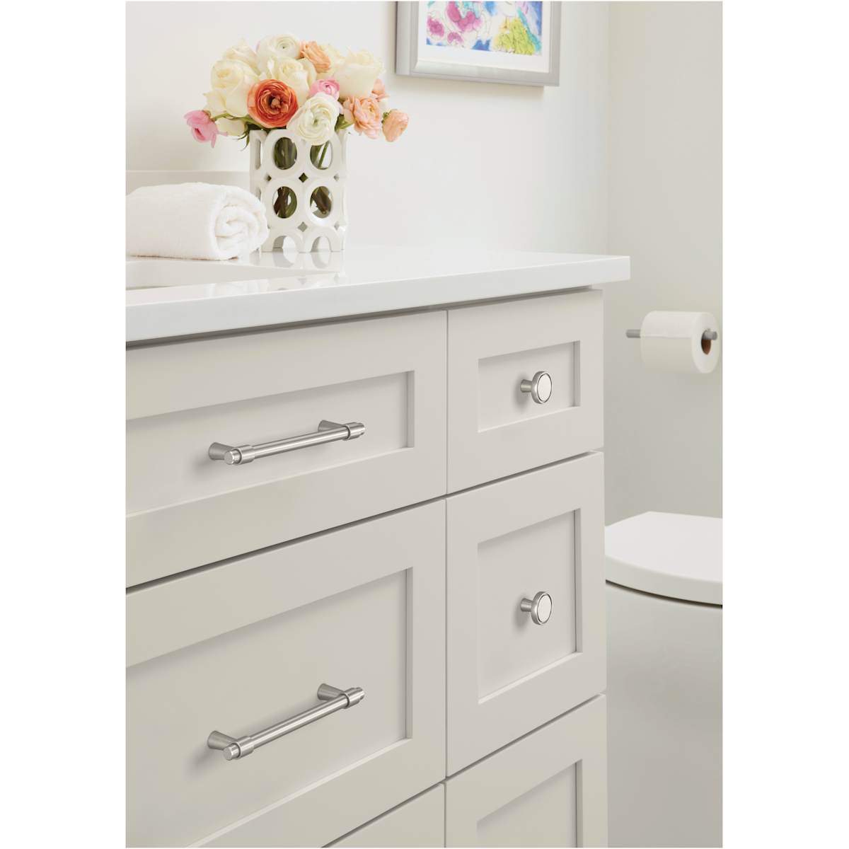 Amerock - BP36859BBZ - Destine 5-1/16 Inch Center to Center Bar Cabinet Pull in Golden Champagne