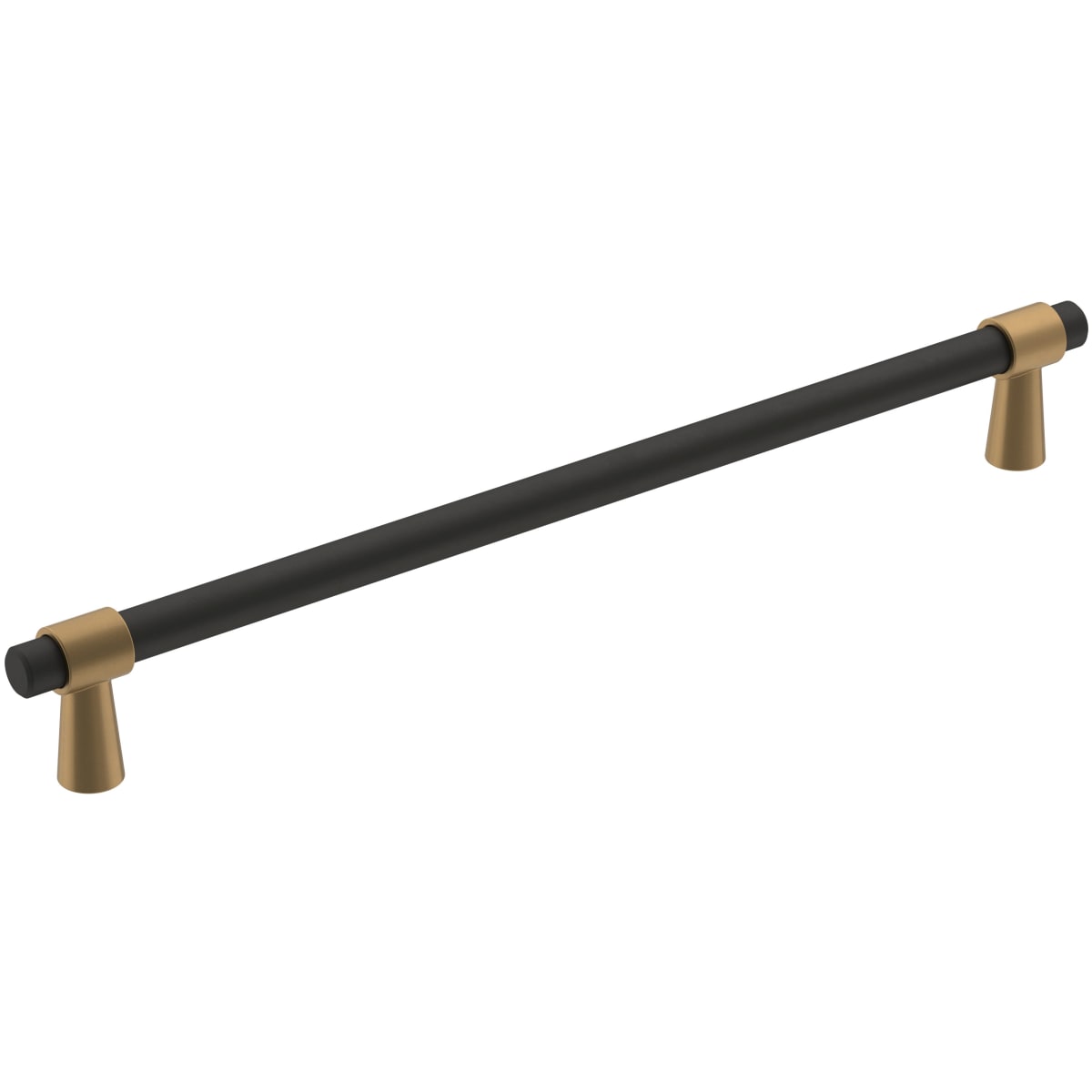 Amerock - BP36861FBCZ - Mergence 8-13/16 Inch Center to Center Bar Cabinet Pull in Matte Black / Champagne Bronze