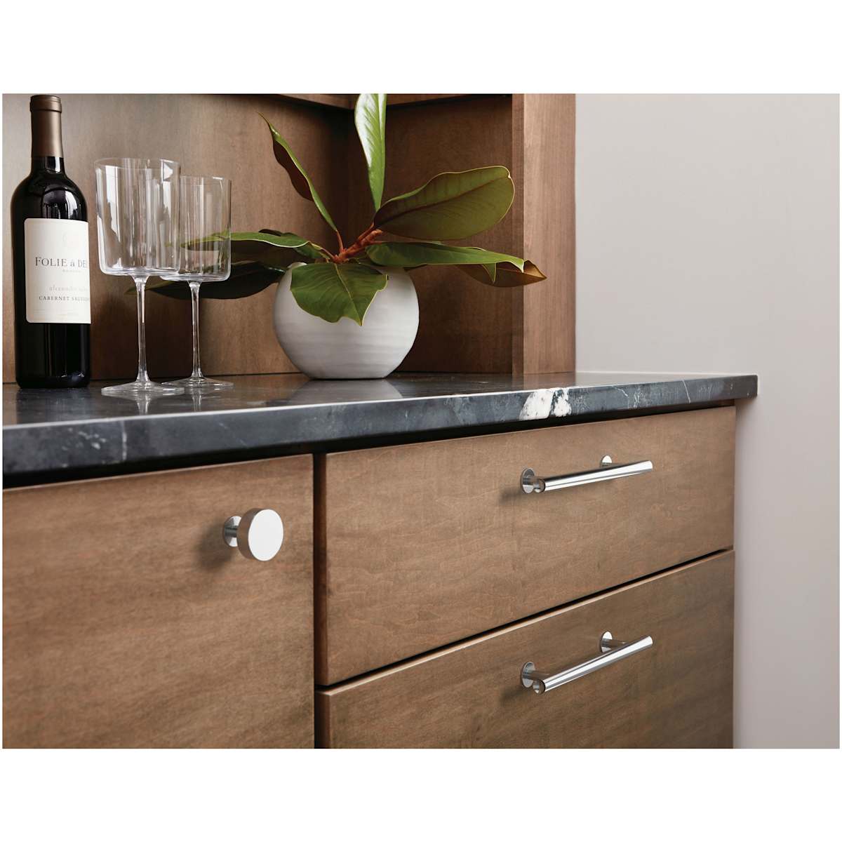 Amerock - BP36864CZ - Radius 1-1/4 Inch Mushroom Cabinet Knob in Champagne Bronze