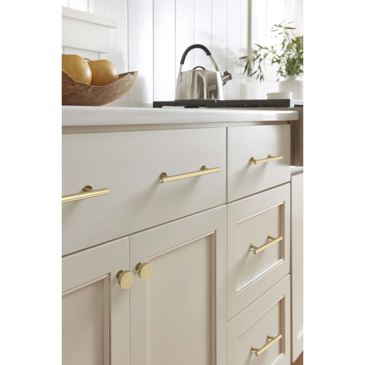 Amerock - BP36864CZ - Radius 1-1/4 Inch Mushroom Cabinet Knob in Champagne Bronze