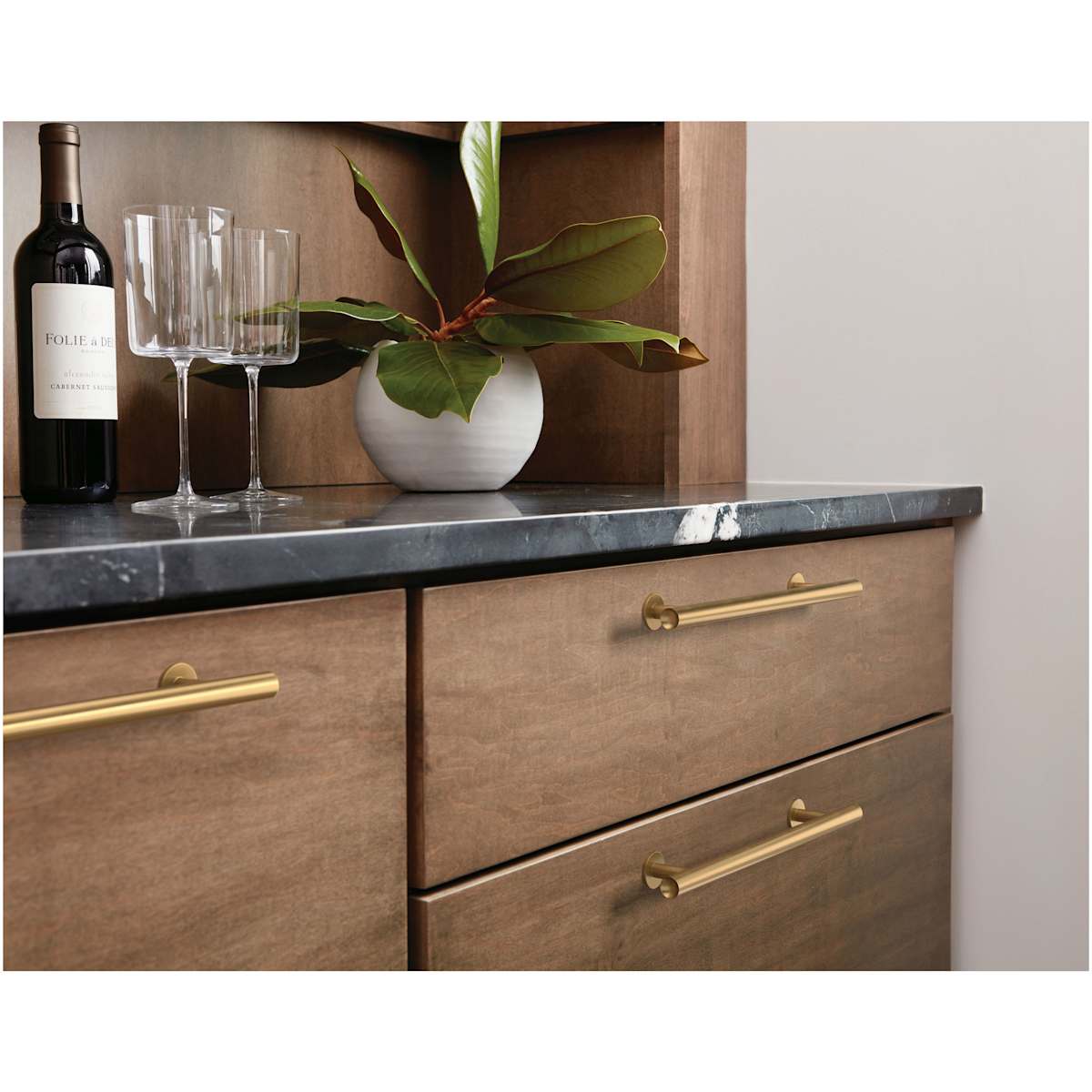 Amerock - BP36865FB - Radius 3-3/4 Inch Center to Center Bar Cabinet Pull in Matte Black