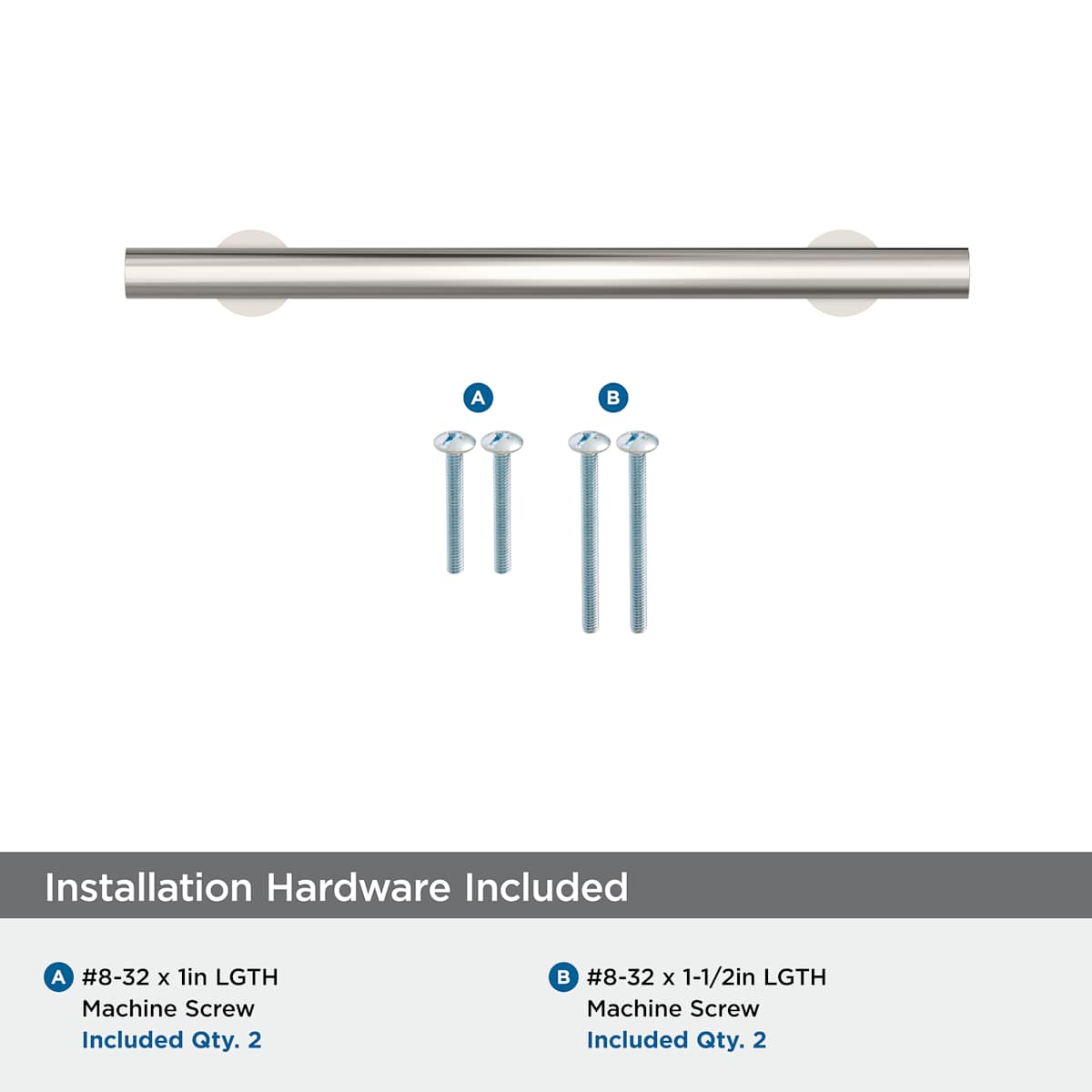 Amerock - BP36866ORB - Radius 5-1/16 Inch Center to Center Bar Cabinet Pull in Oil Rubbed Bronze