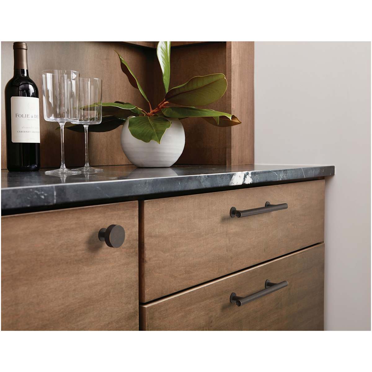 Amerock - BP36866ORB - Radius 5-1/16 Inch Center to Center Bar Cabinet Pull in Oil Rubbed Bronze