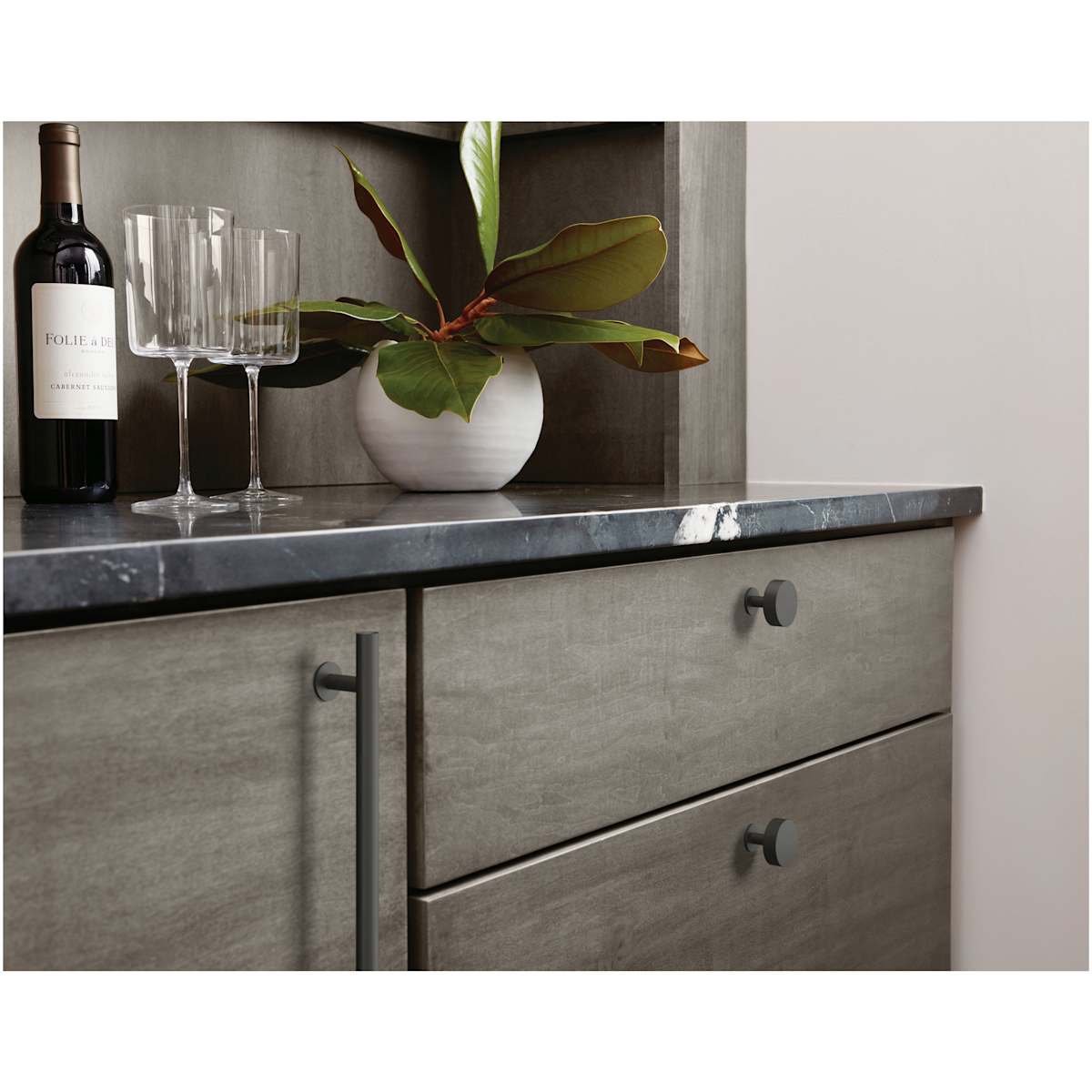 Amerock - BP36867G10 - Radius 6-5/16 Inch Center to Center Bar Cabinet Pull in Satin Nickel