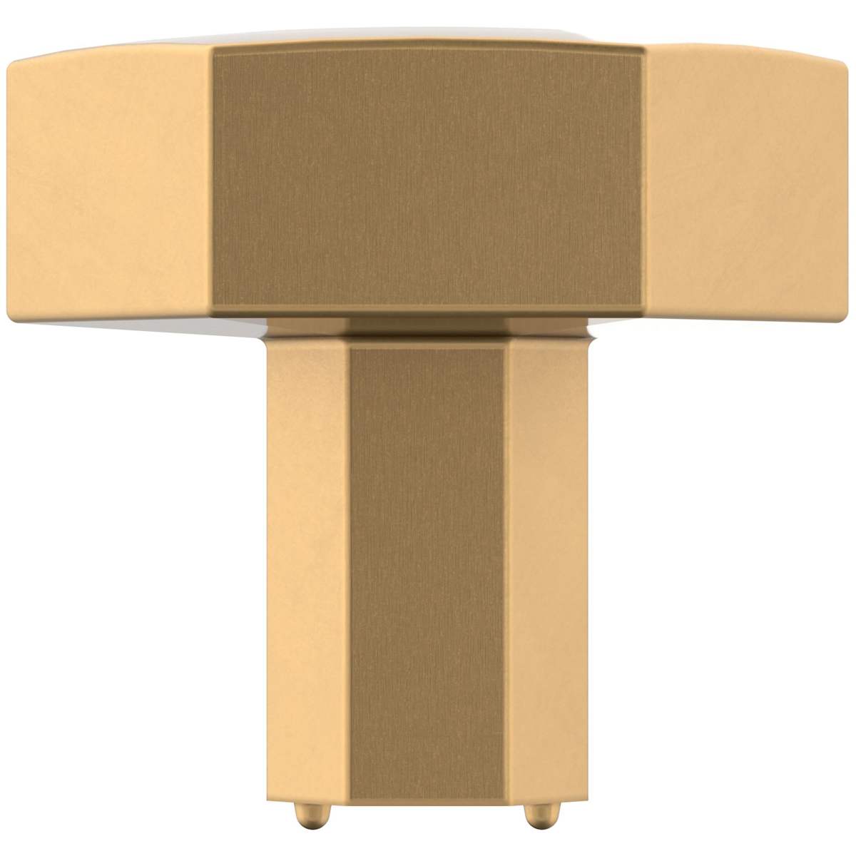 Amerock - BP36872G10 - Caliber 1-1/4 Inch Geometric Cabinet Knob in Satin Nickel