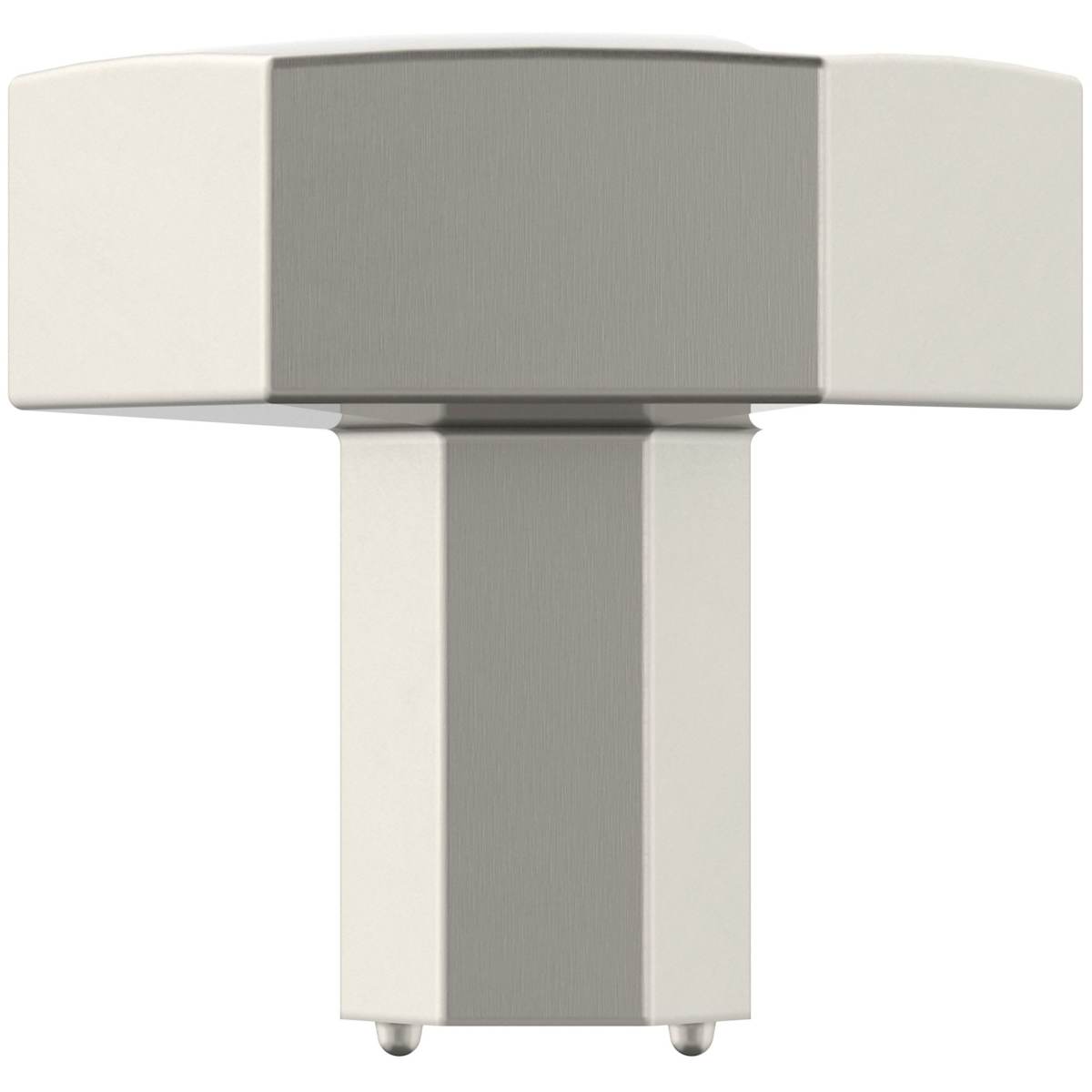 Amerock - BP36872G10 - Caliber 1-1/4 Inch Geometric Cabinet Knob in Satin Nickel