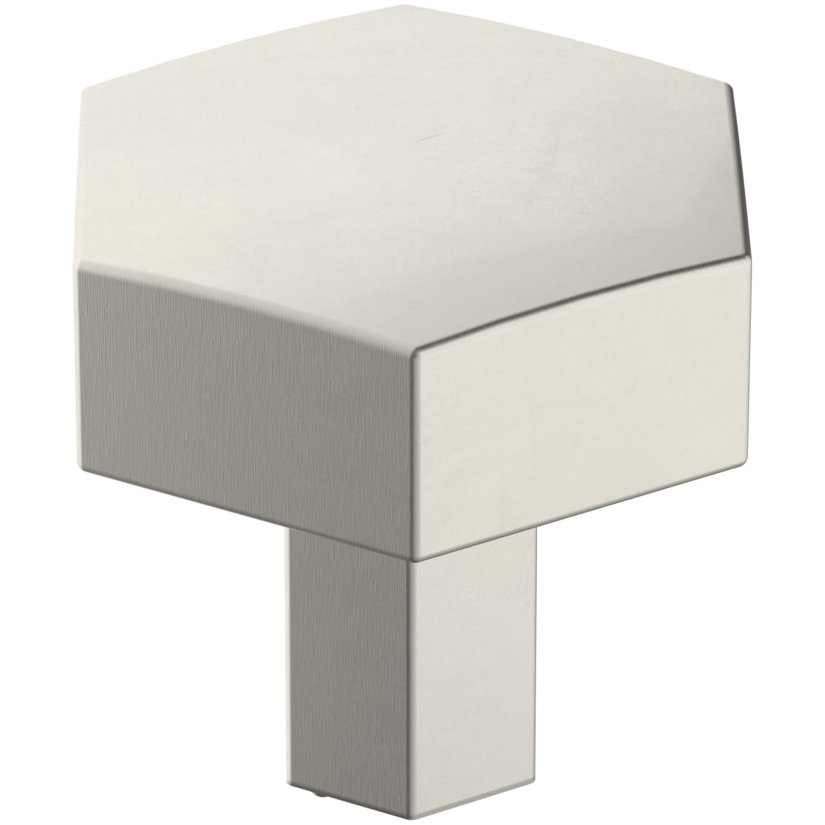 Amerock - BP36872G10 - Caliber 1-1/4 Inch Geometric Cabinet Knob in Satin Nickel