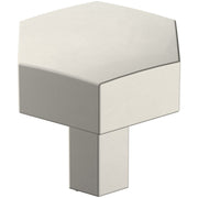 Amerock - BP36872G10 - Caliber 1-1/4 Inch Geometric Cabinet Knob in Satin Nickel