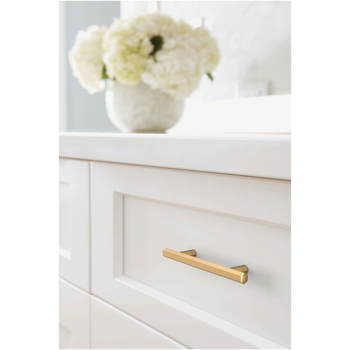 Amerock - BP36873BBZ - Caliber 3-3/4 Inch Center to Center Bar Cabinet Pull in Golden Champagne