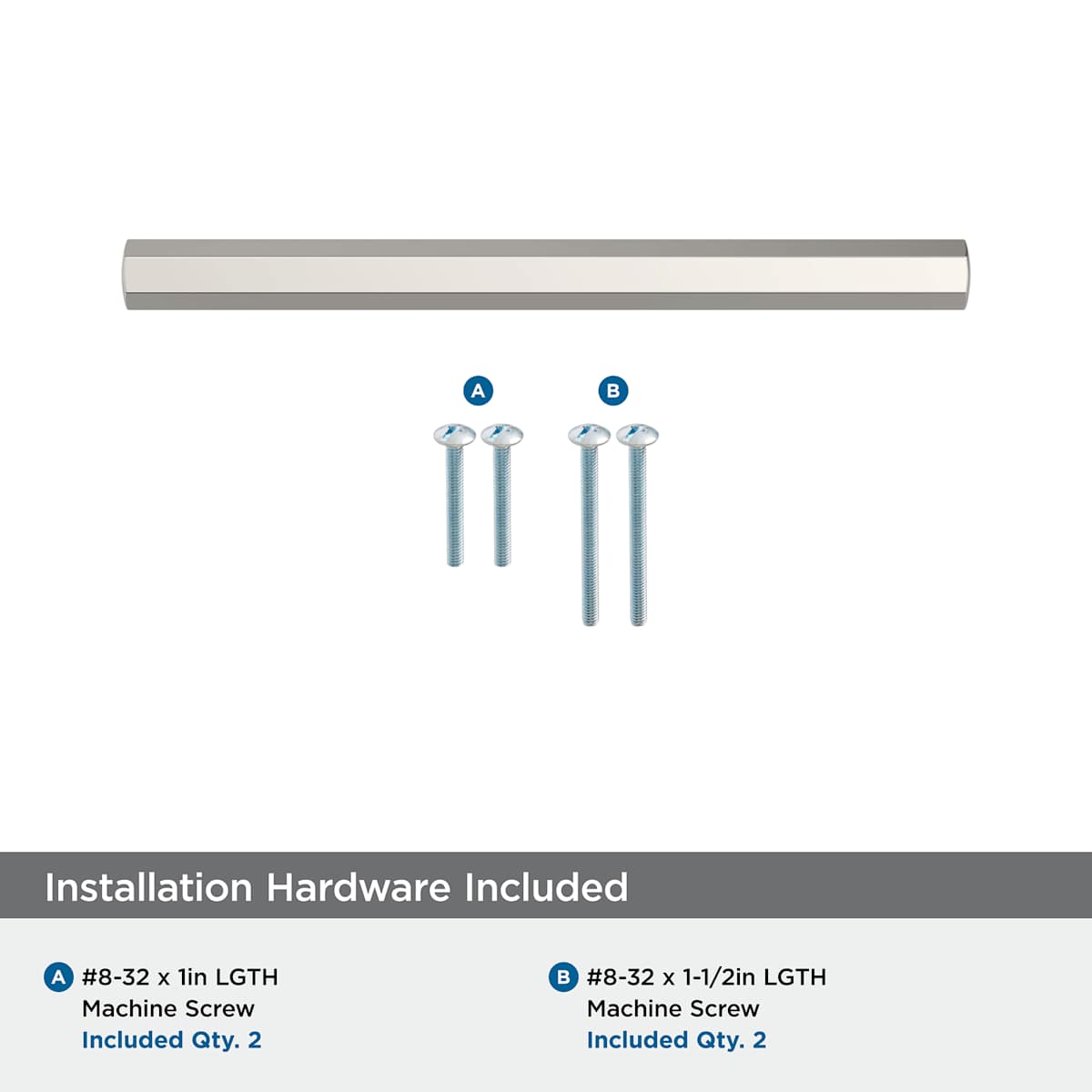 Amerock - BP36873BBZ - Caliber 3-3/4 Inch Center to Center Bar Cabinet Pull in Golden Champagne