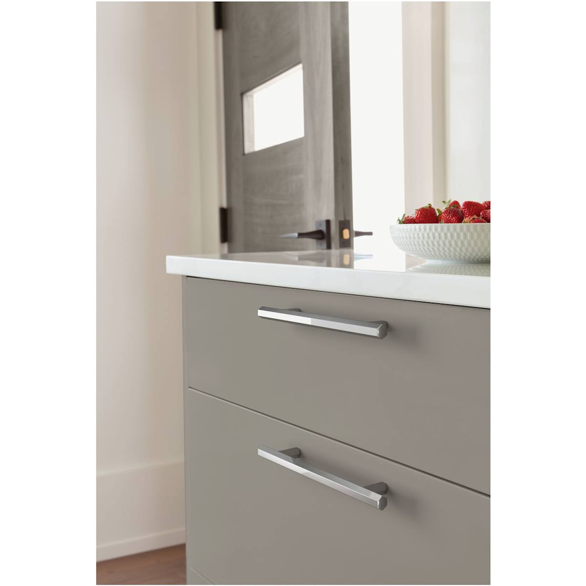 Amerock - BP36874FB - Caliber 5-1/16 Inch Center to Center Bar Cabinet Pull in Matte Black
