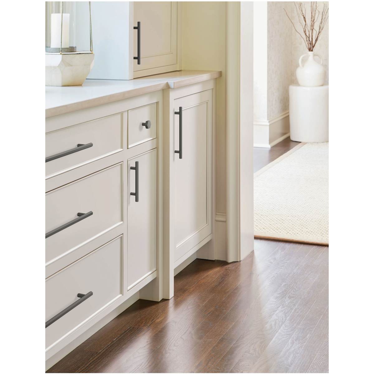 Amerock - BP36874FB - Caliber 5-1/16 Inch Center to Center Bar Cabinet Pull in Matte Black