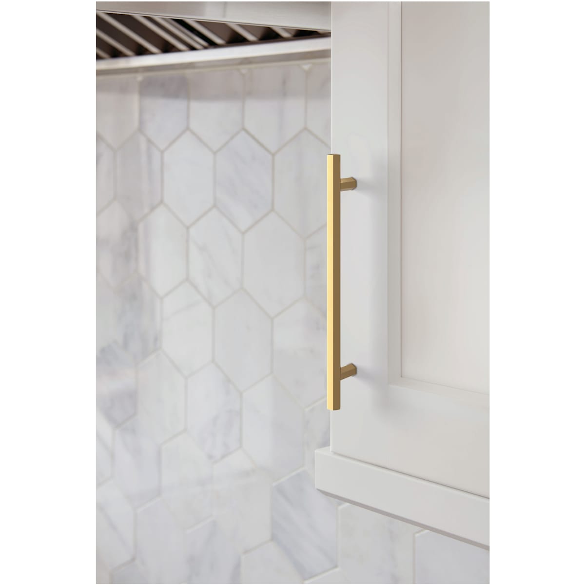 Amerock - BP36875G10 - Caliber 6-5/16 Inch Center to Center Bar Cabinet Pull in Satin Nickel