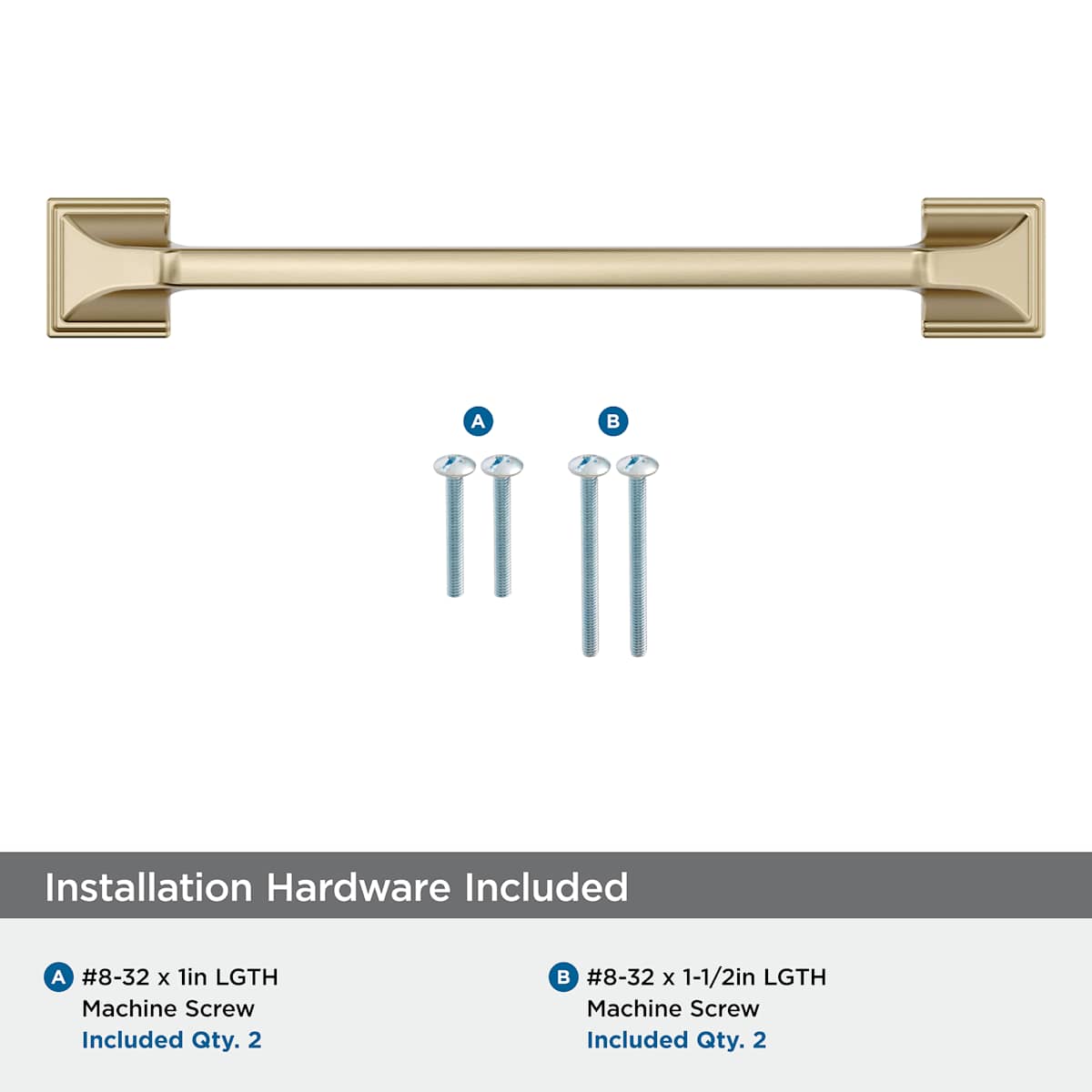 Amerock - BP36883PN - Exceed 6-5/16 Inch Center to Center Arch Cabinet Pull in Polished Nickel