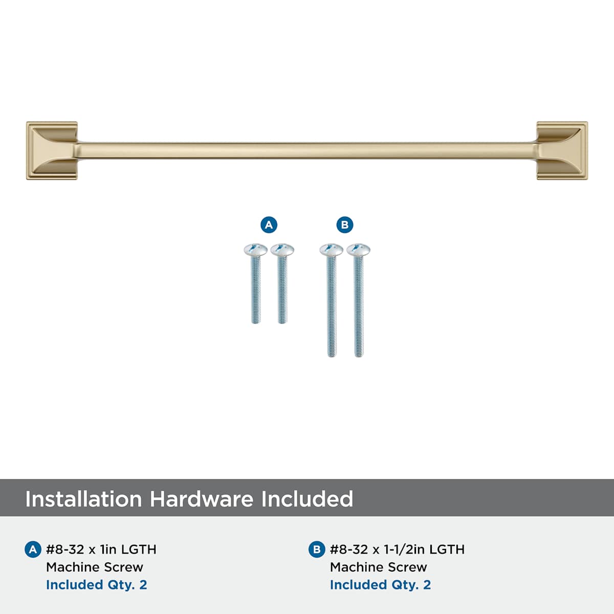 Amerock - BP36884PN - Exceed 8-13/16 Inch Center to Center Arch Cabinet Pull in Polished Nickel