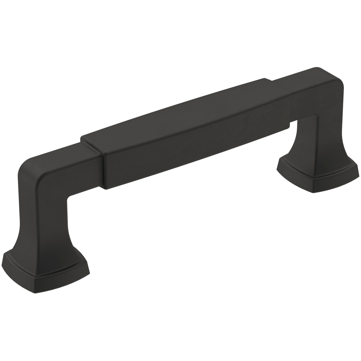 Amerock - BP36887FB - Stature 3-3/4 Inch Center to Center Handle Cabinet Pull in Matte Black