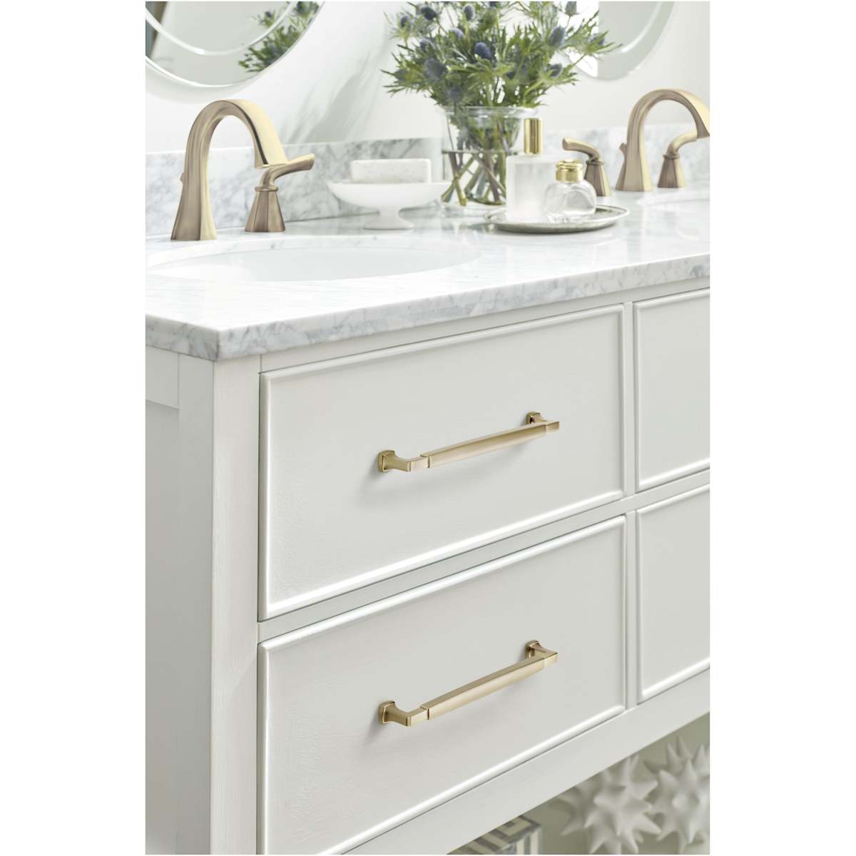 Amerock - BP36890PN - Stature 8-13/16 Inch Center to Center Handle Cabinet Pull in Polished Nickel