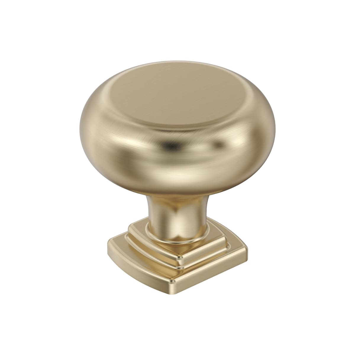 Amerock - BP36893BBZ - Surpass 1-1/4 Inch Mushroom Cabinet Knob in Golden Champagne