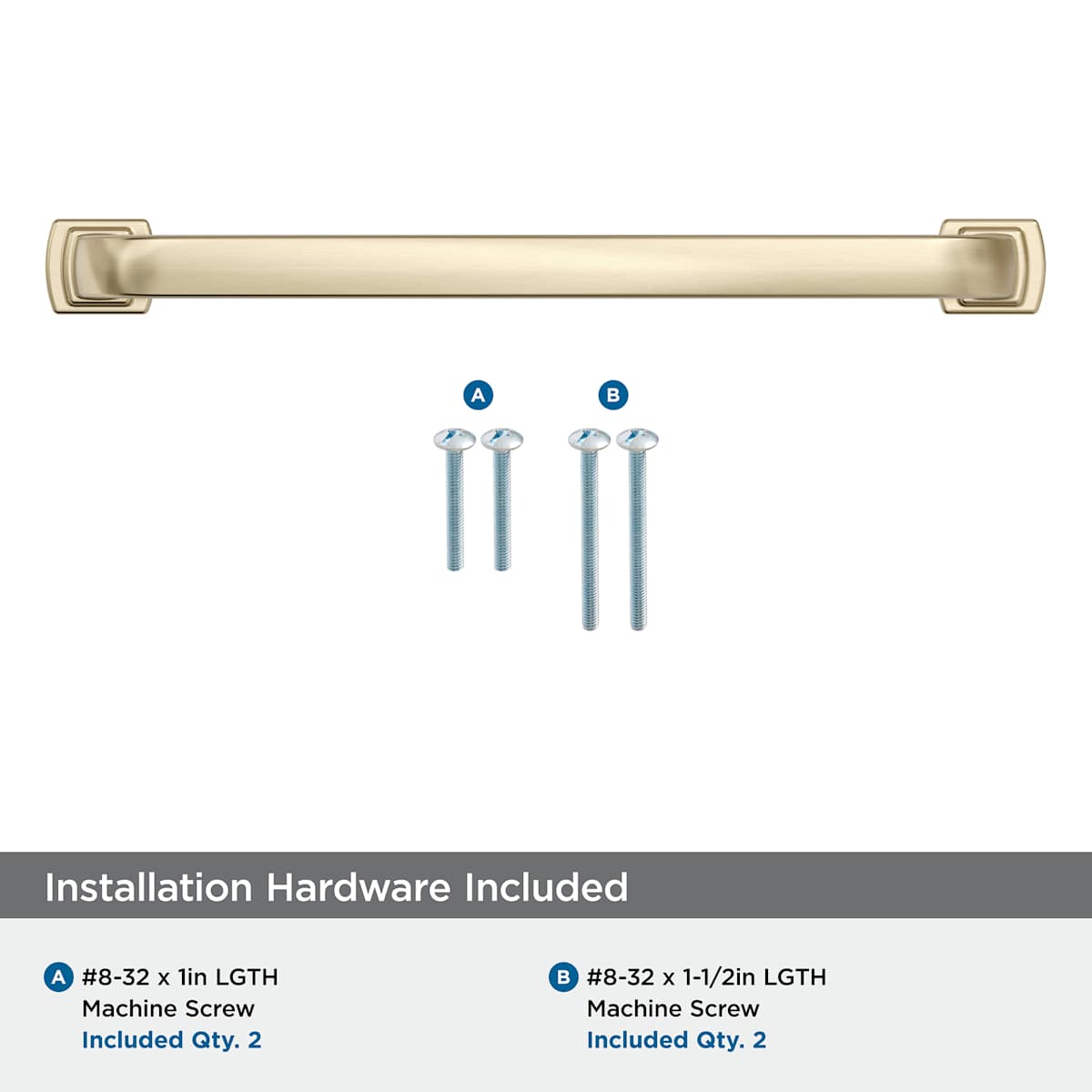 Amerock - BP36896CZ - Surpass 6-5/16 Inch Center to Center Handle Cabinet Pull in Champagne Bronze