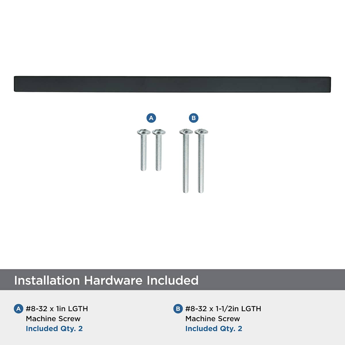 Amerock - BP3690826 - Monument 7-9/16 Inch Center to Center Handle Cabinet Pull in Polished Chrome
