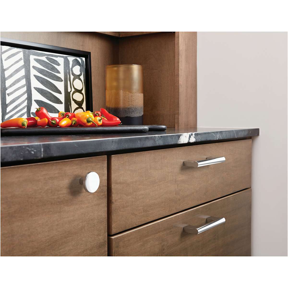 Amerock - BP36912G10 - Versa 3-3/4 Inch Center to Center Handle Cabinet Pull in Satin Nickel