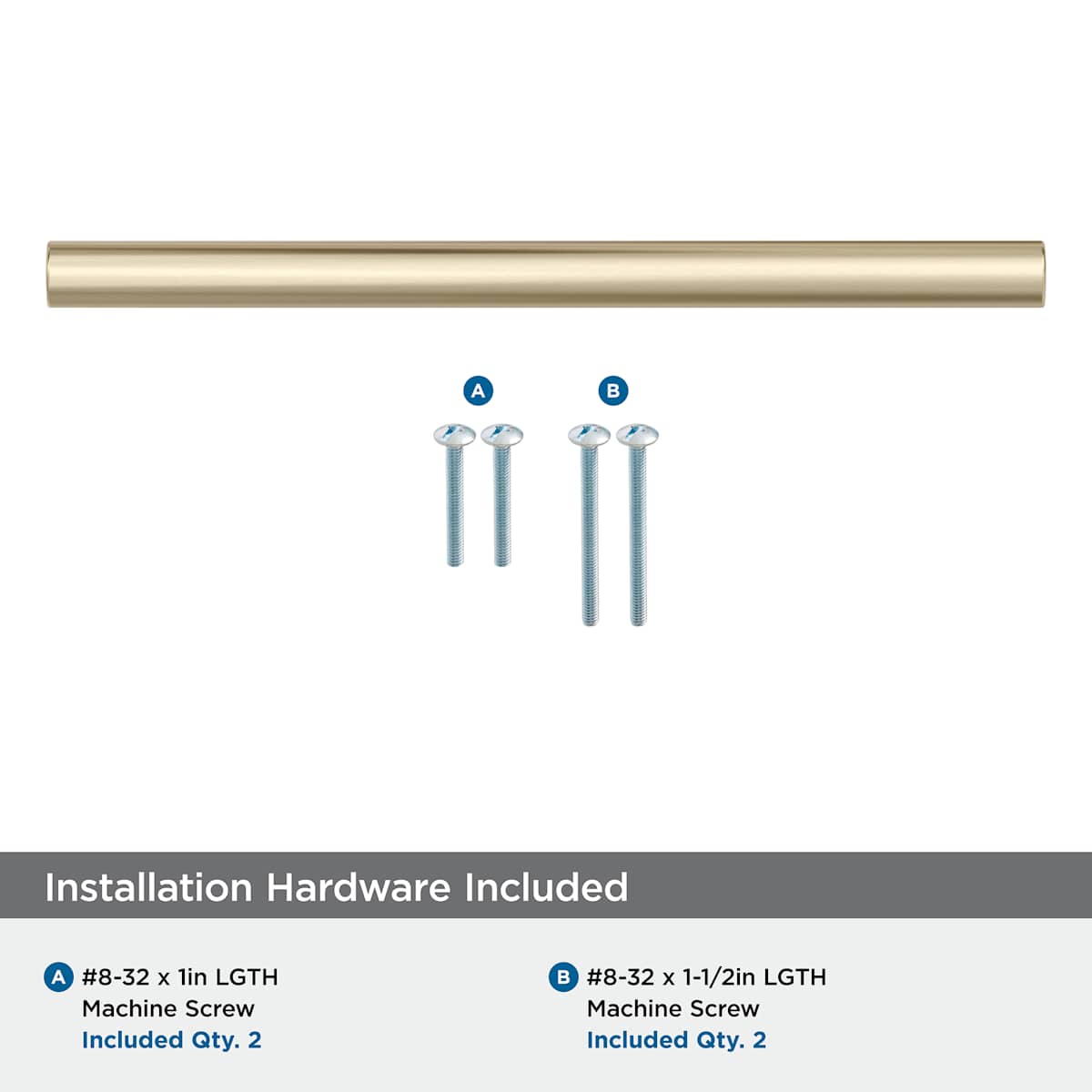 Amerock - BP36914PN - Versa 6-5/16 Inch Center to Center Handle Cabinet Pull in Polished Nickel