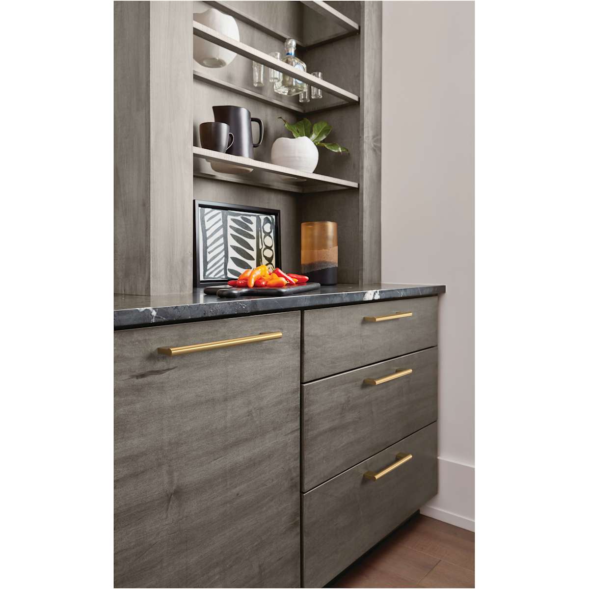 Amerock - BP36914PN - Versa 6-5/16 Inch Center to Center Handle Cabinet Pull in Polished Nickel