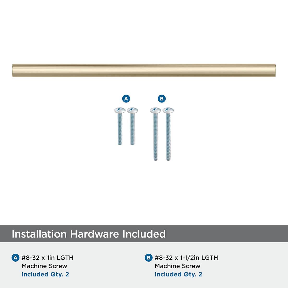 Amerock - BP36915G10 - Versa 8-13/16 Inch Center to Center Handle Cabinet Pull in Satin Nickel