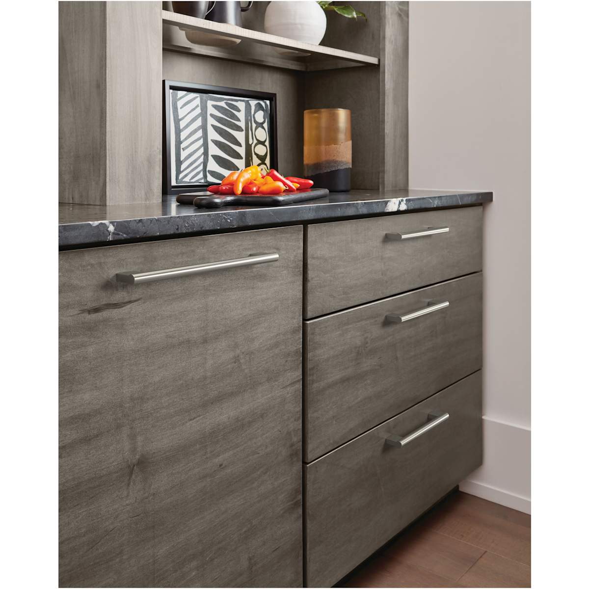 Amerock - BP36915G10 - Versa 8-13/16 Inch Center to Center Handle Cabinet Pull in Satin Nickel