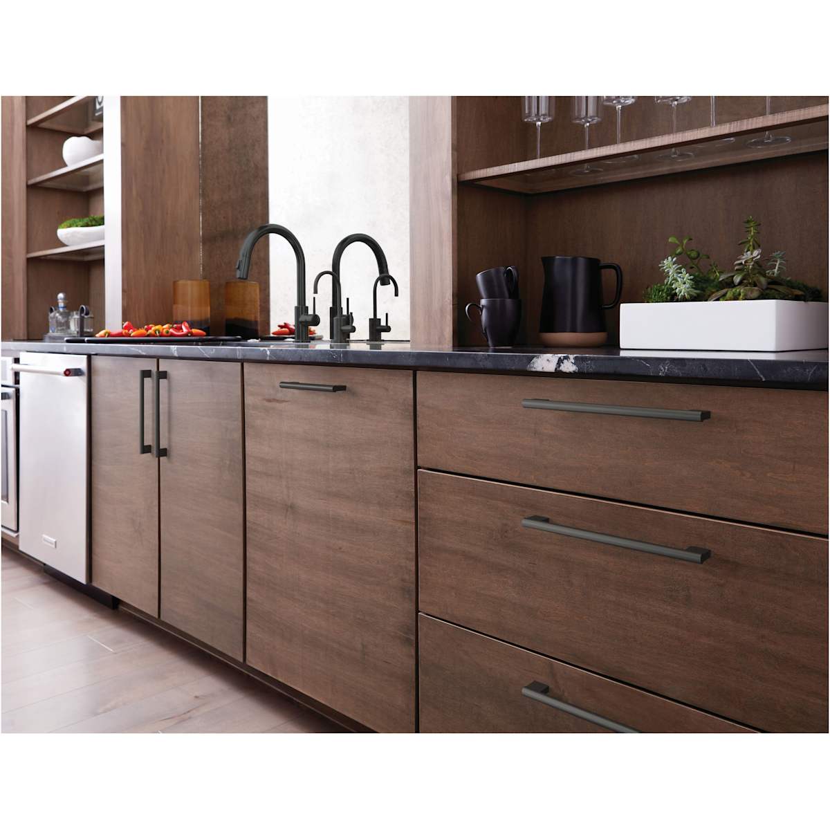 Amerock - BP36915G10 - Versa 8-13/16 Inch Center to Center Handle Cabinet Pull in Satin Nickel