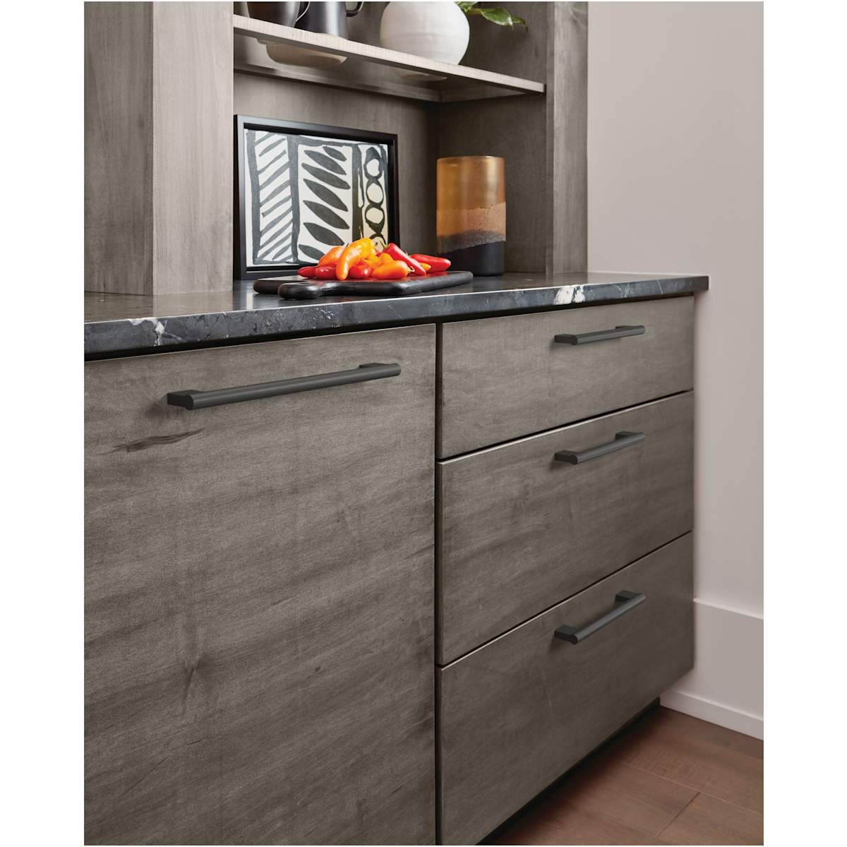 Amerock - BP36915G10 - Versa 8-13/16 Inch Center to Center Handle Cabinet Pull in Satin Nickel