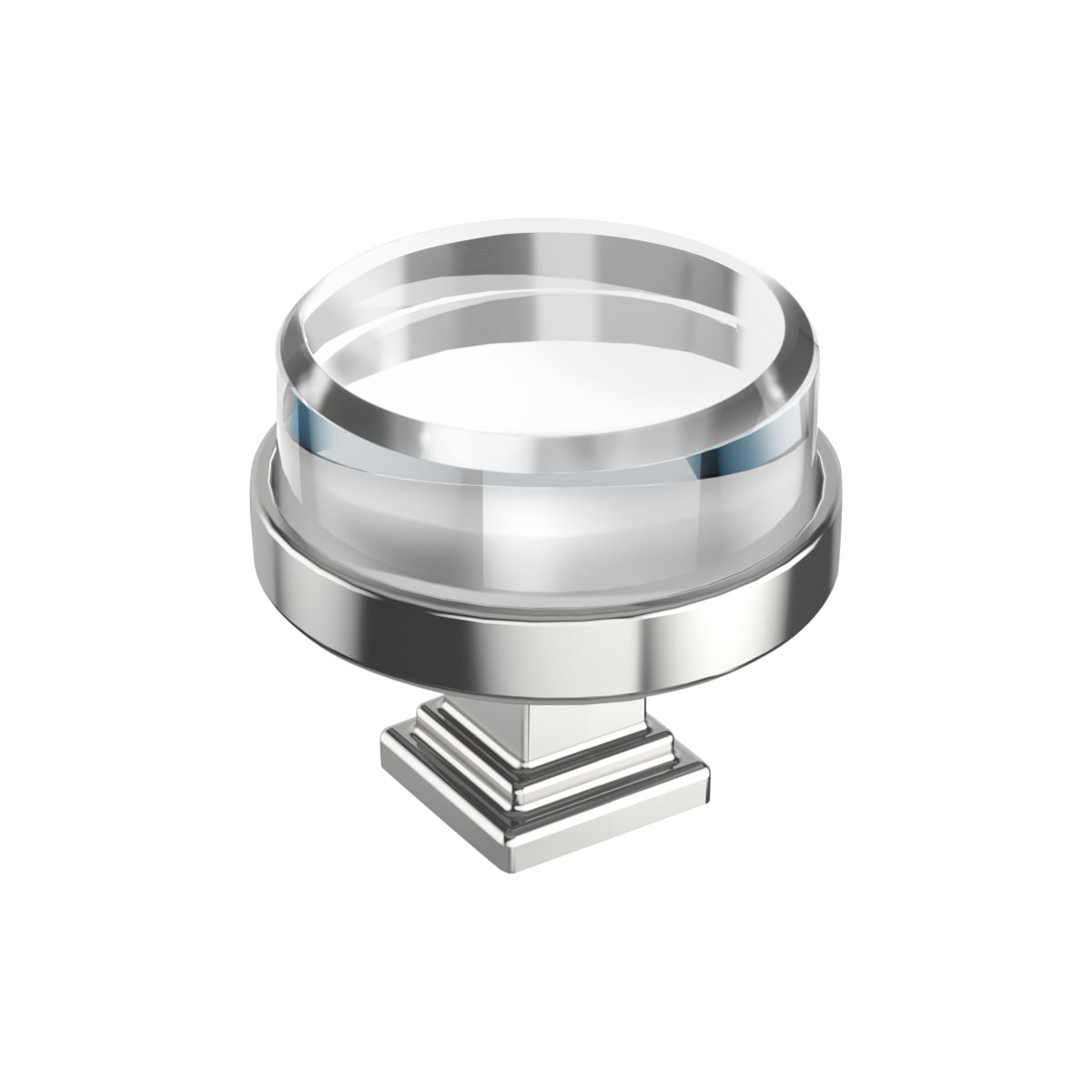 Glacio 1-1/2 Inch Mushroom Cabinet Knob