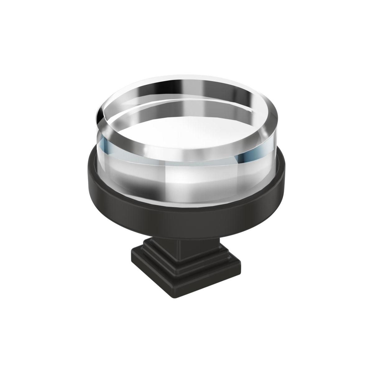 Glacio 1-1/2 Inch Mushroom Cabinet Knob