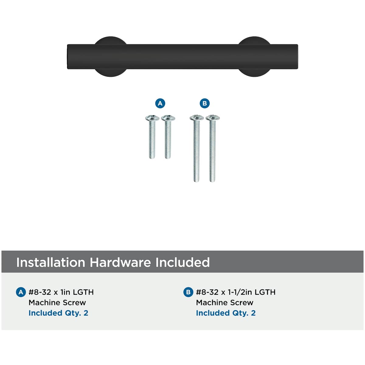 Amerock - BP37103G10 - Everett 3 Inch Center to Center Bar Cabinet Pull in Satin Nickel