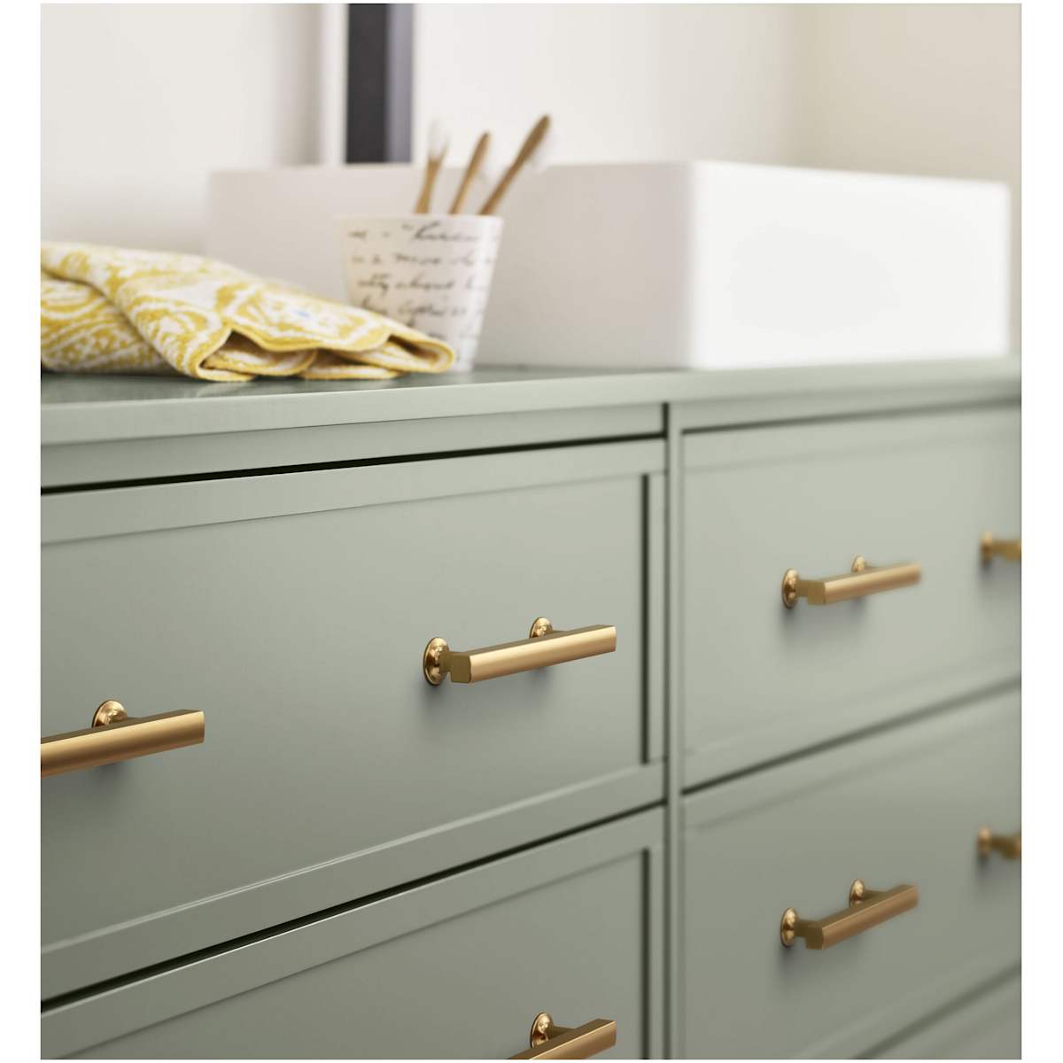 Amerock - BP3710426 - Everett 3-3/4 Inch Center to Center Bar Cabinet Pull in Polished Chrome