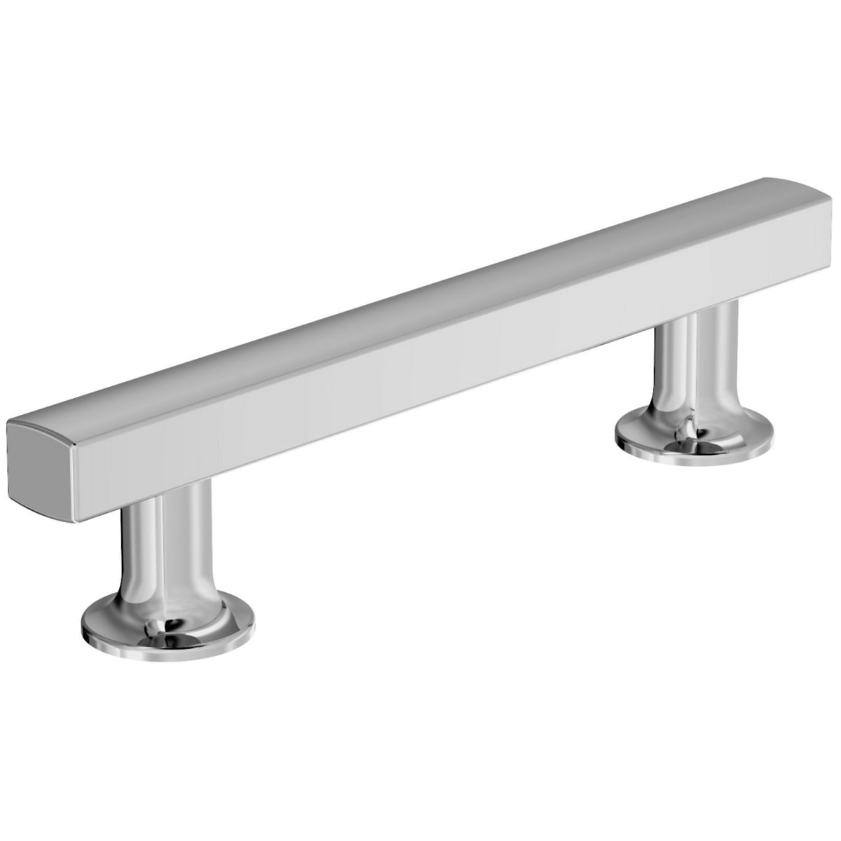 Amerock - BP3710426 - Everett 3-3/4 Inch Center to Center Bar Cabinet Pull in Polished Chrome