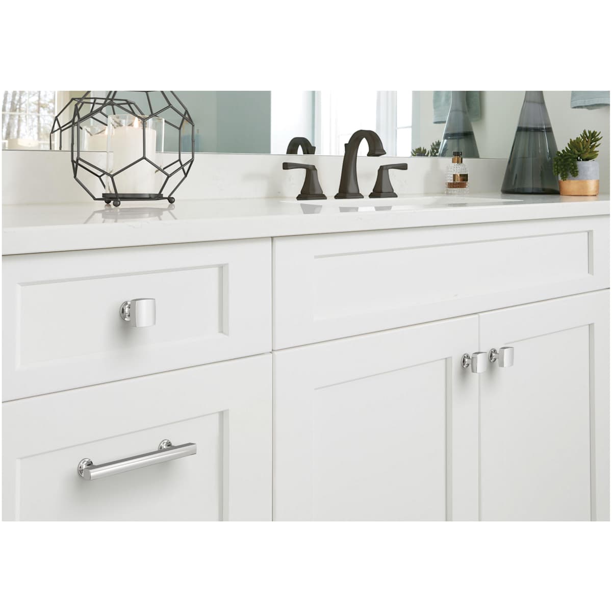 Amerock - BP37105MB - Everett 5-1/16 Inch Center to Center Bar Cabinet Pull in Matte Black
