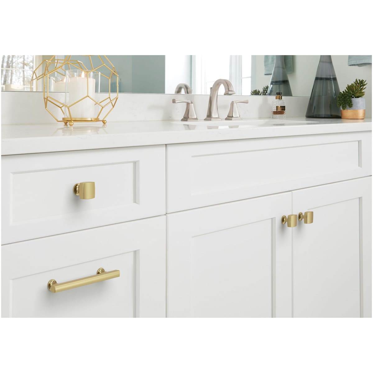 Amerock - BP37105MB - Everett 5-1/16 Inch Center to Center Bar Cabinet Pull in Matte Black